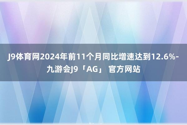 J9体育网2024年前11个月同比增速达到12.6%-九游会J9「AG」 官方网站